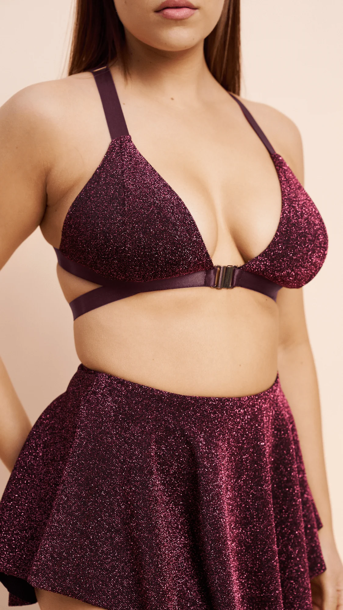 Follow Me Bra Coral Shimmer - Image 2
