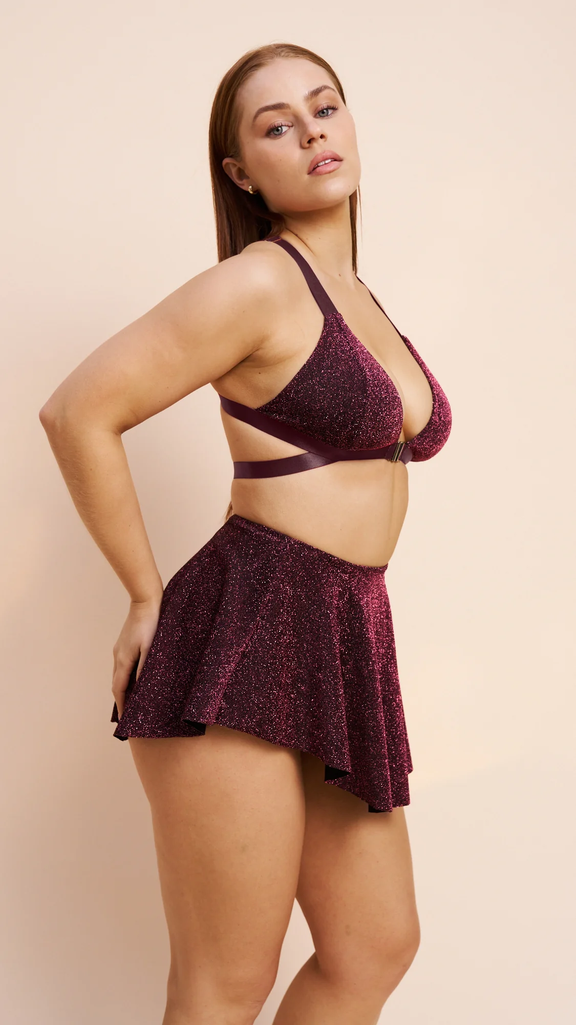 Follow Me Bra Coral Shimmer - Image 4