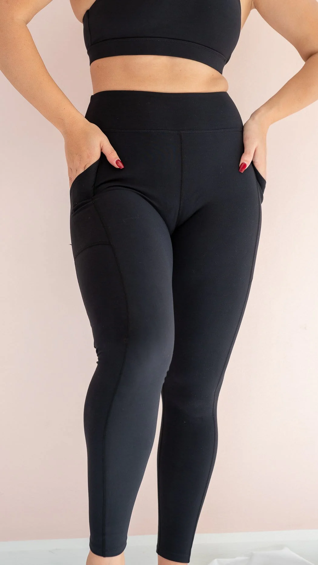 Jamilla Legging - Sculpting Panelled Legging Recycled Black - Image 3