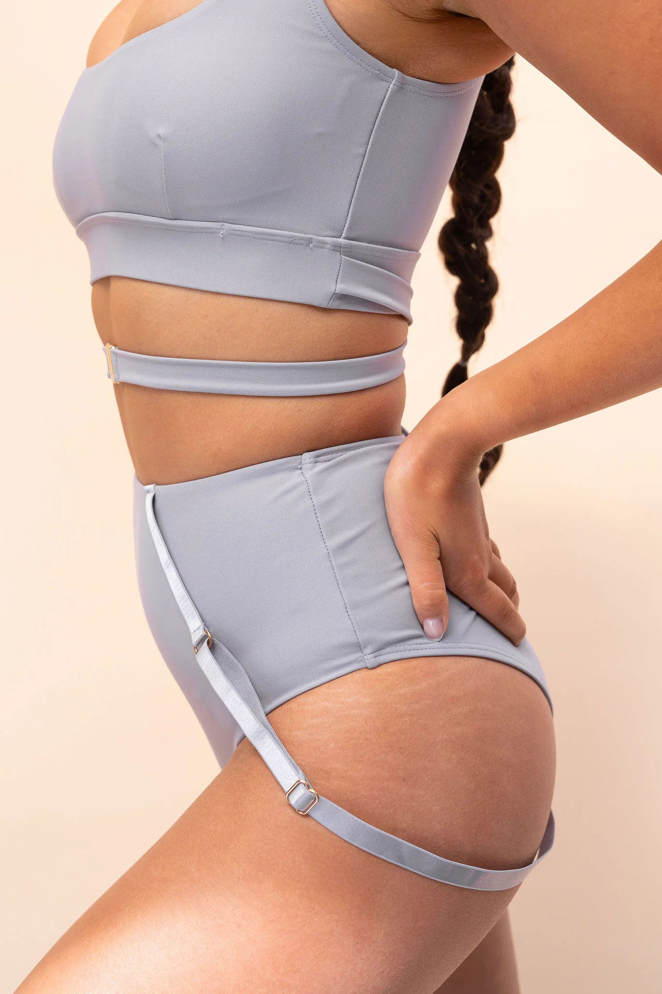 Kehlani High Waist Bottom Grey - Image 4
