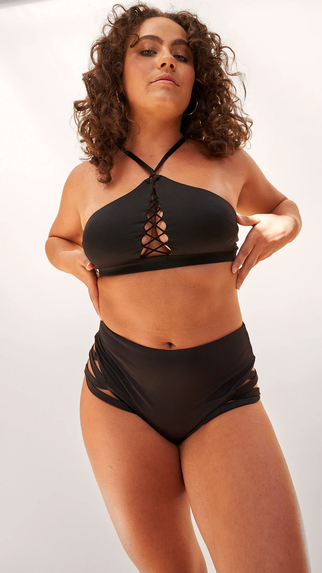 Kylie Top - Criss Cross Halter Top Recycled - Image 6