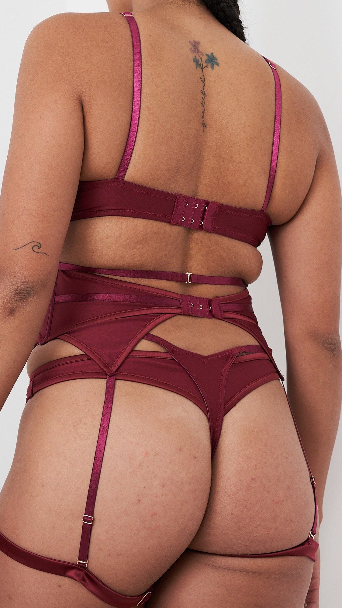 Lauren Suspender - Structured Suspender Recycled Wine - Image 4