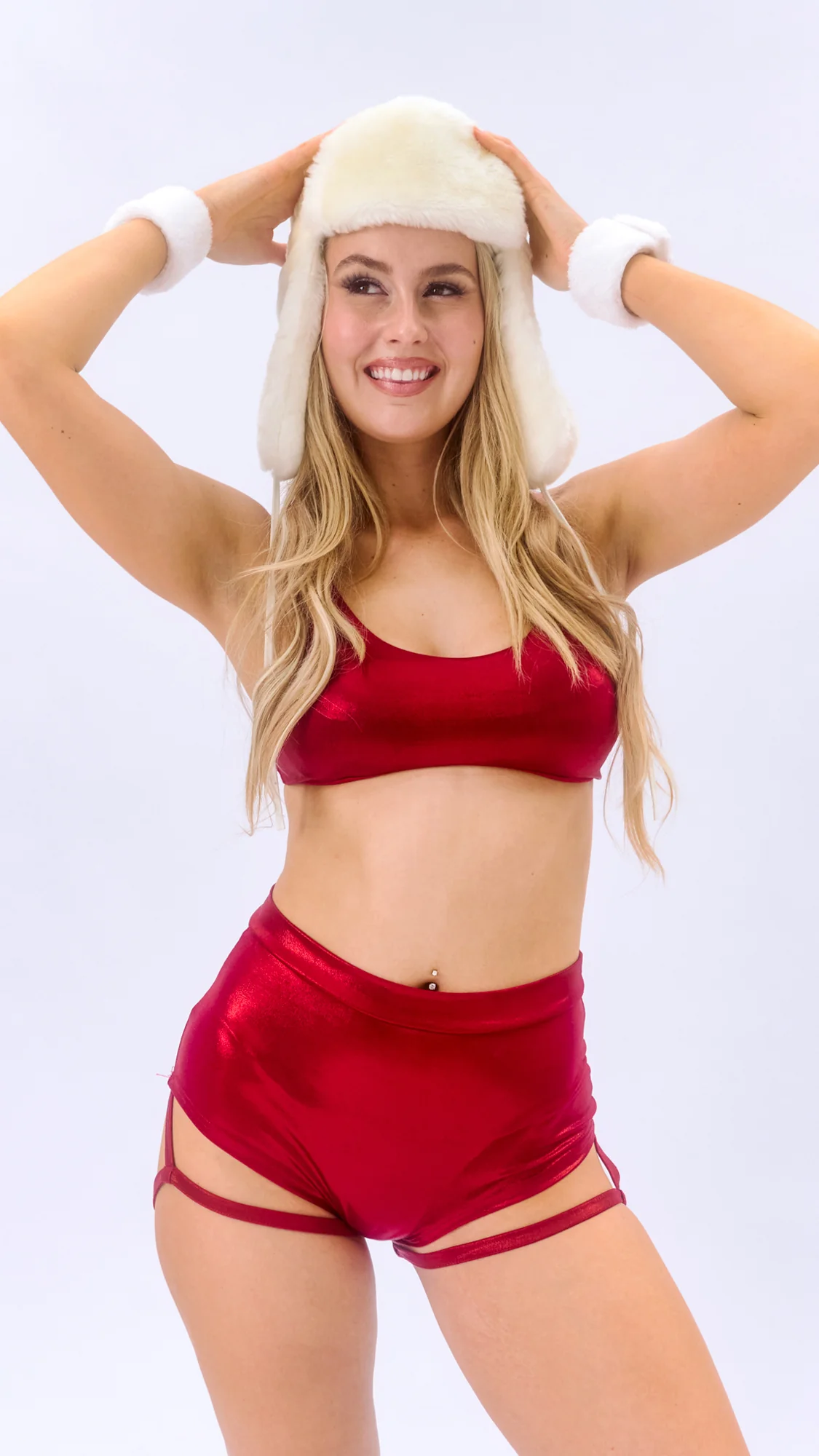 May Christmas Top Red