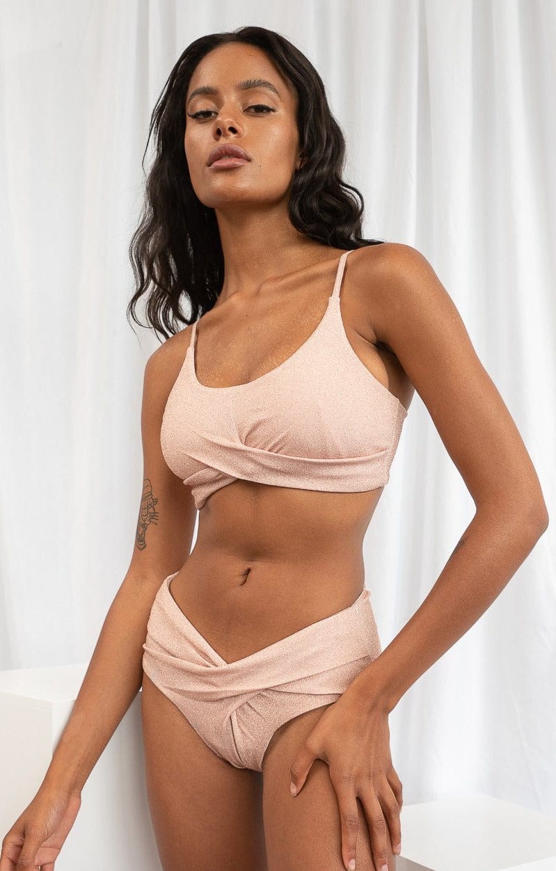 Paris Low Waist - Cross Over Low Waist Bottoms Rose - Image 6