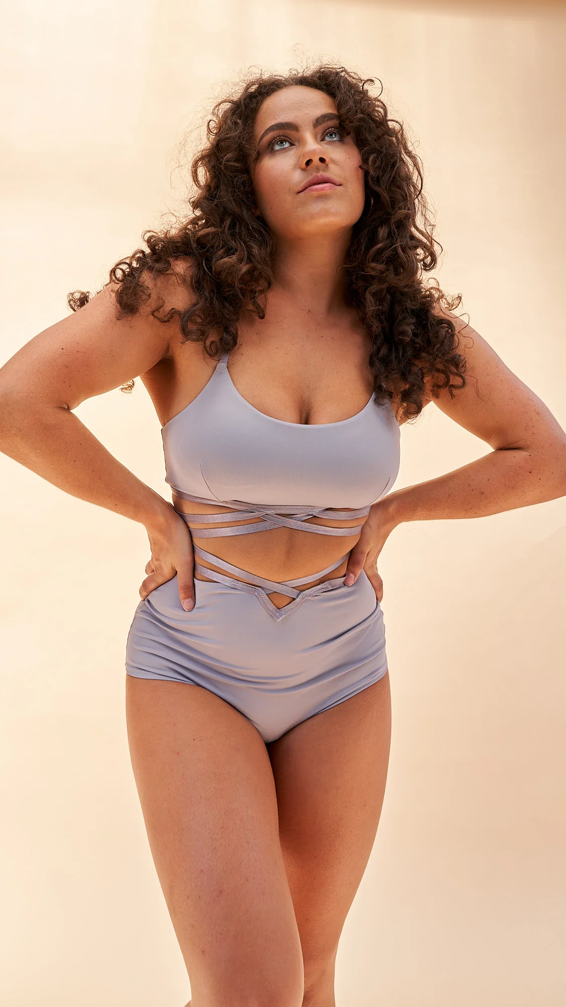 Poppy Strappy Top Grey - Image 6