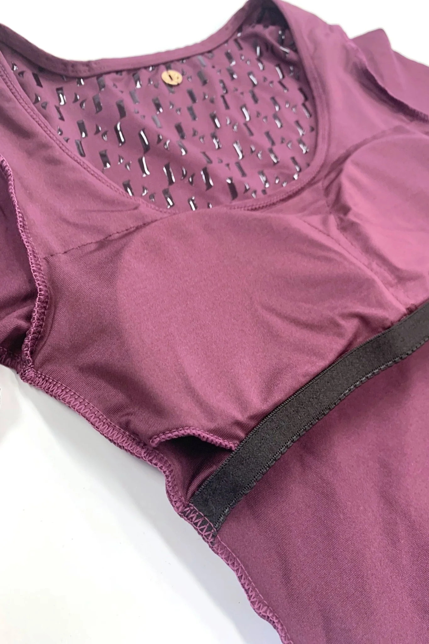 Sticky Grip Crop - Long Sleeve Crop Recycled Mulberry - Image 3